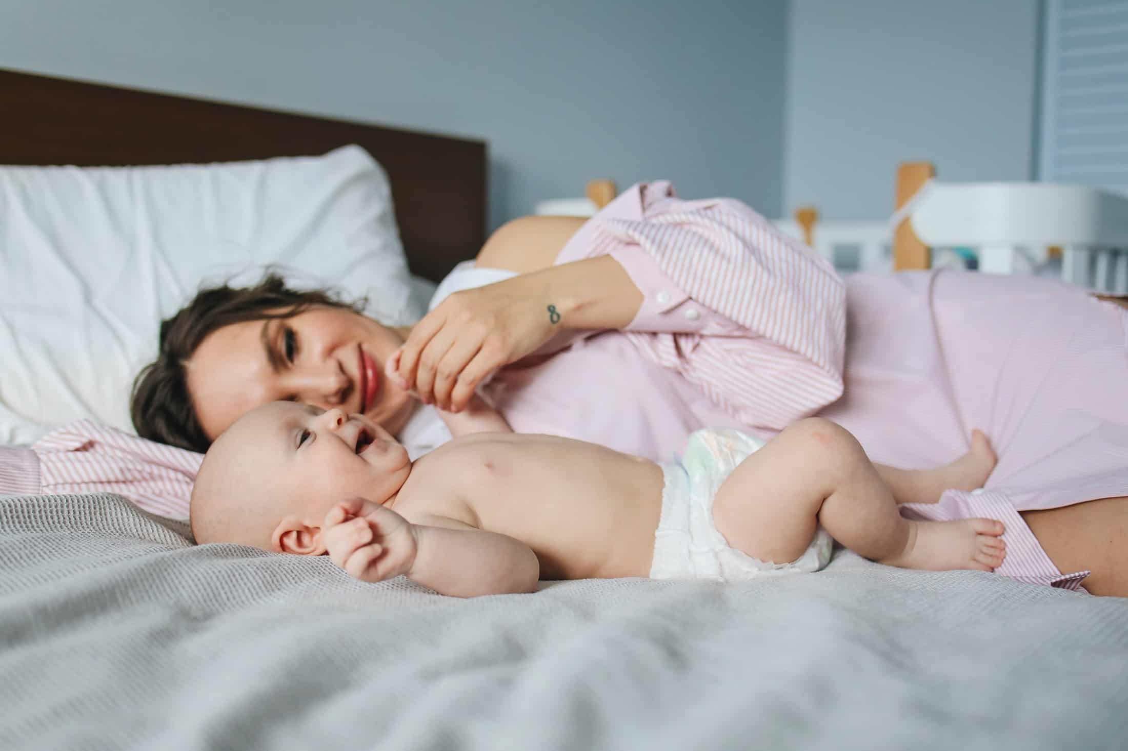 How should a young mom take care of herself during postpartum?