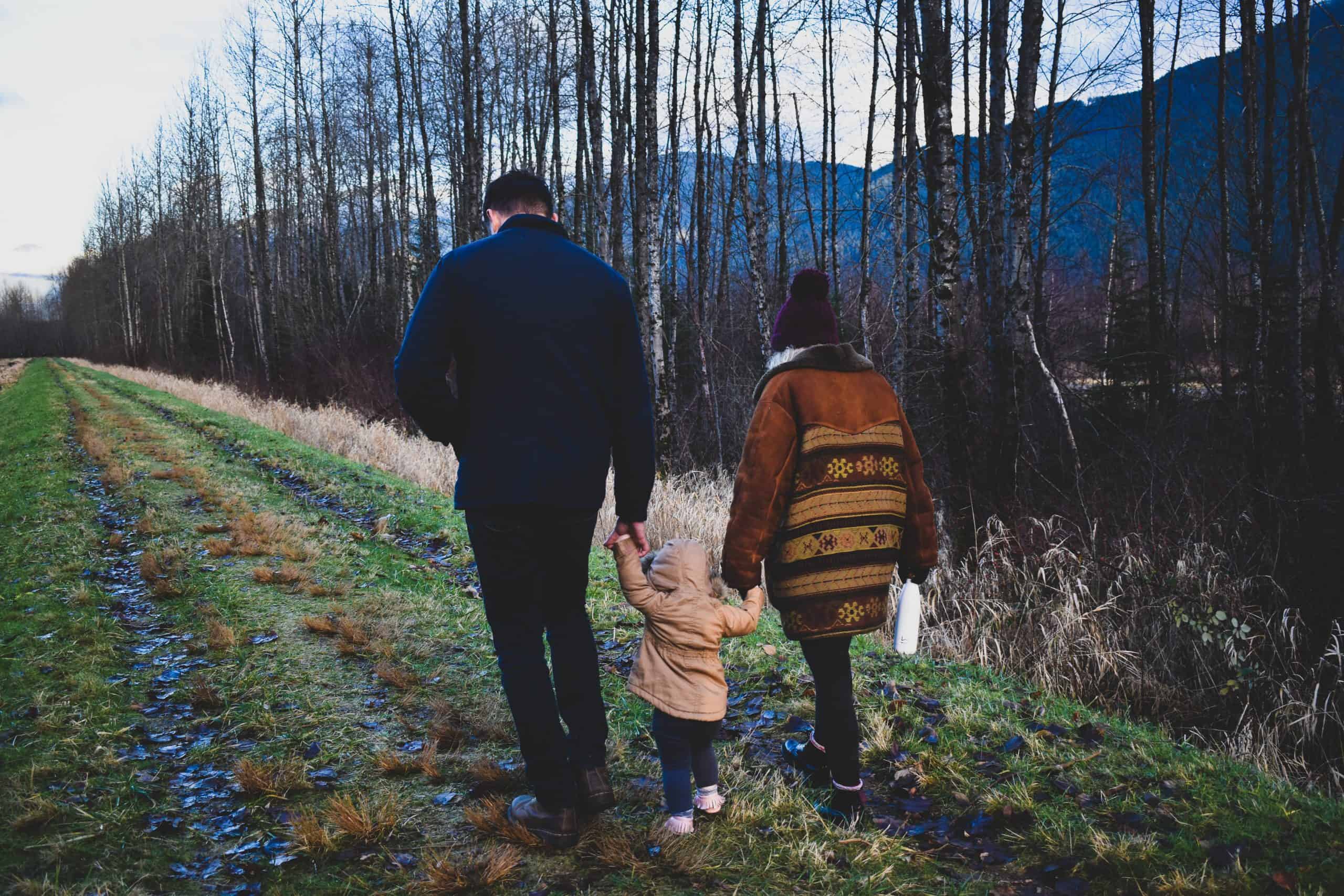 How do you prepare for family walks?